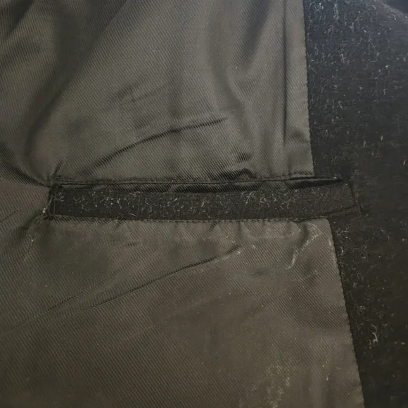 Marc New York Black Hooded Pea Coat - Picture 6 of 8